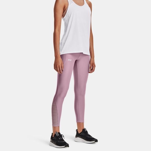 UNDER ARMOUR Women's HeatGear Armour No-Slip Waistband Ankle Leggings in Black - Picture 4 of 8